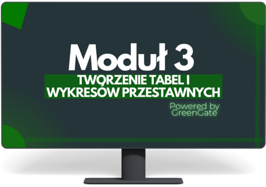 MODUŁ 3 - TWORZENIE TABEL I WYKRESÓW PRZESTAWNYCH